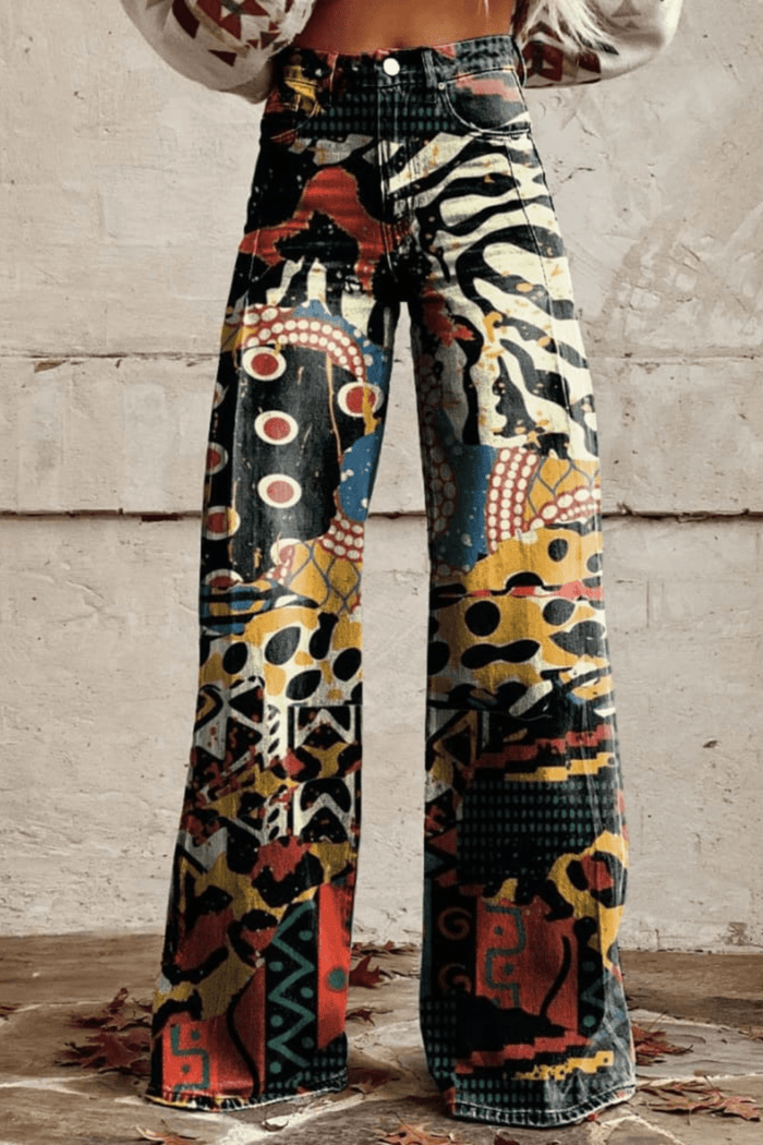 Celestia - Pantalons Vintage Boho