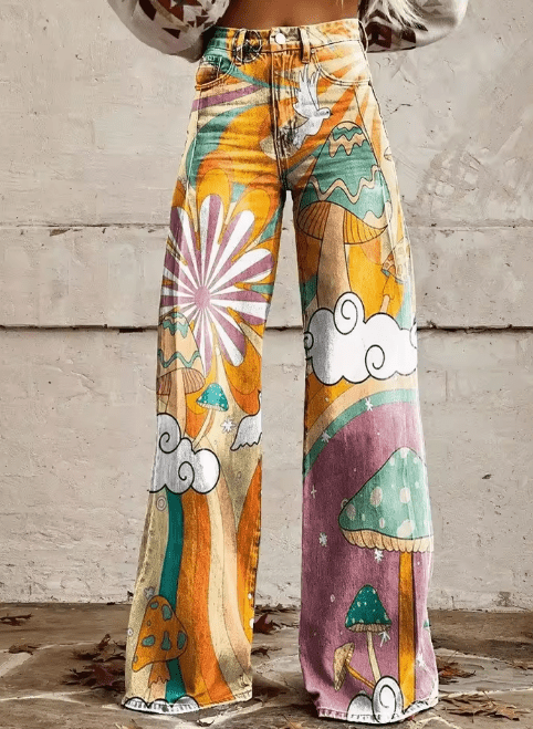 Indigo - Pantalons Boho Vintage