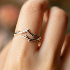 Bague Ajustable Branches Élégantes