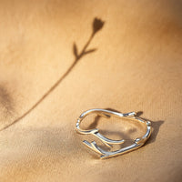Bague Ajustable Branches Élégantes