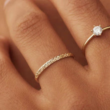 Bague Ameline Enrejado | Or