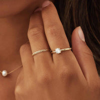 Bague Ameline Enrejado | Or