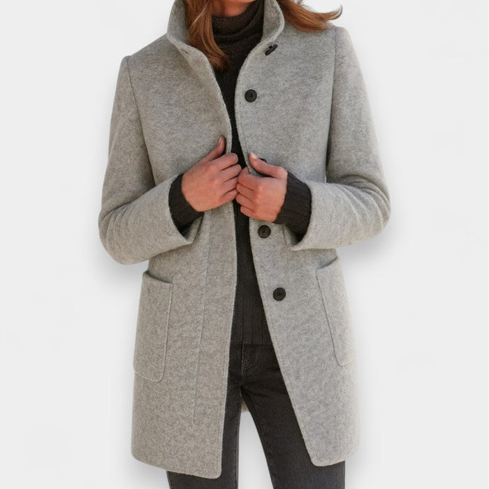 Nela - Manteau élégant avec col montant