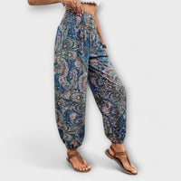 Élise | Pantalons avec Graphique Ethnique