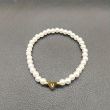 Bracelet Élégant en Cœur avec Initiale