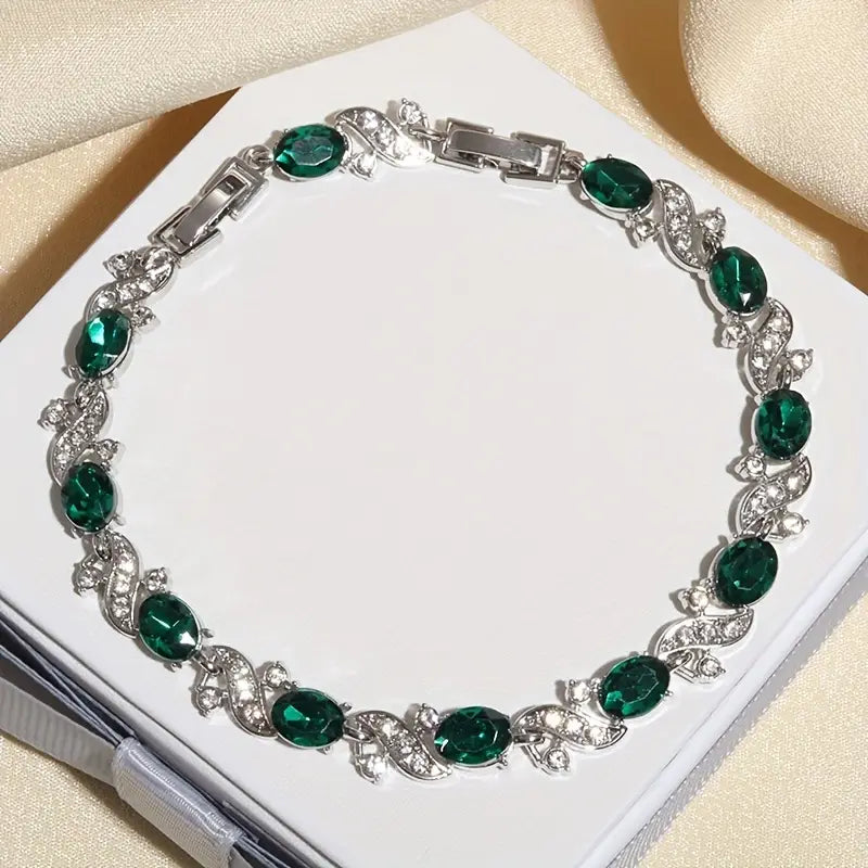 Bracelet Émeraude Jade