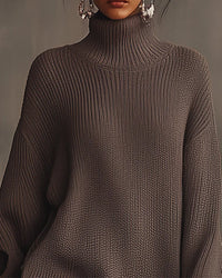 Ensemble Avec Style Élégant, Couche de Pull Et Robe Camisole