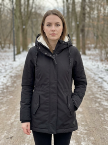 Éliane – manteau d’hiver long imperméable pour femmes, chaud et élégant