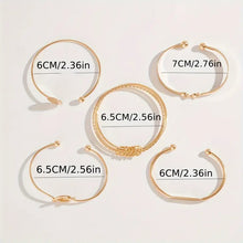 Ensemble de Bracelets Nœud Élégant | Or