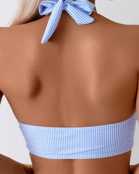 Bikini Sexy À Rayures