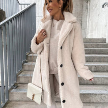 Xiomara | Manteau en peluche long et chaud pour femme