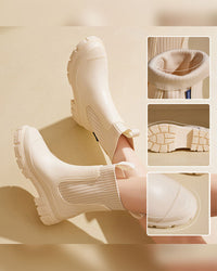 ☔️Bottes Imperméable Anti-Dérapant Semelle Épaisse Mi-Mollet