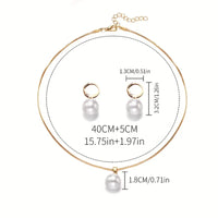 Ensemble de Bijoux Perle Dorée | Or