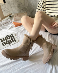 Bottes D’Hiver Pour Femme Avec Doublure En Polaire