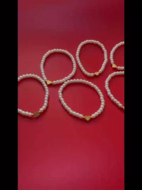 Bracelet Élégant en Cœur avec Initiale