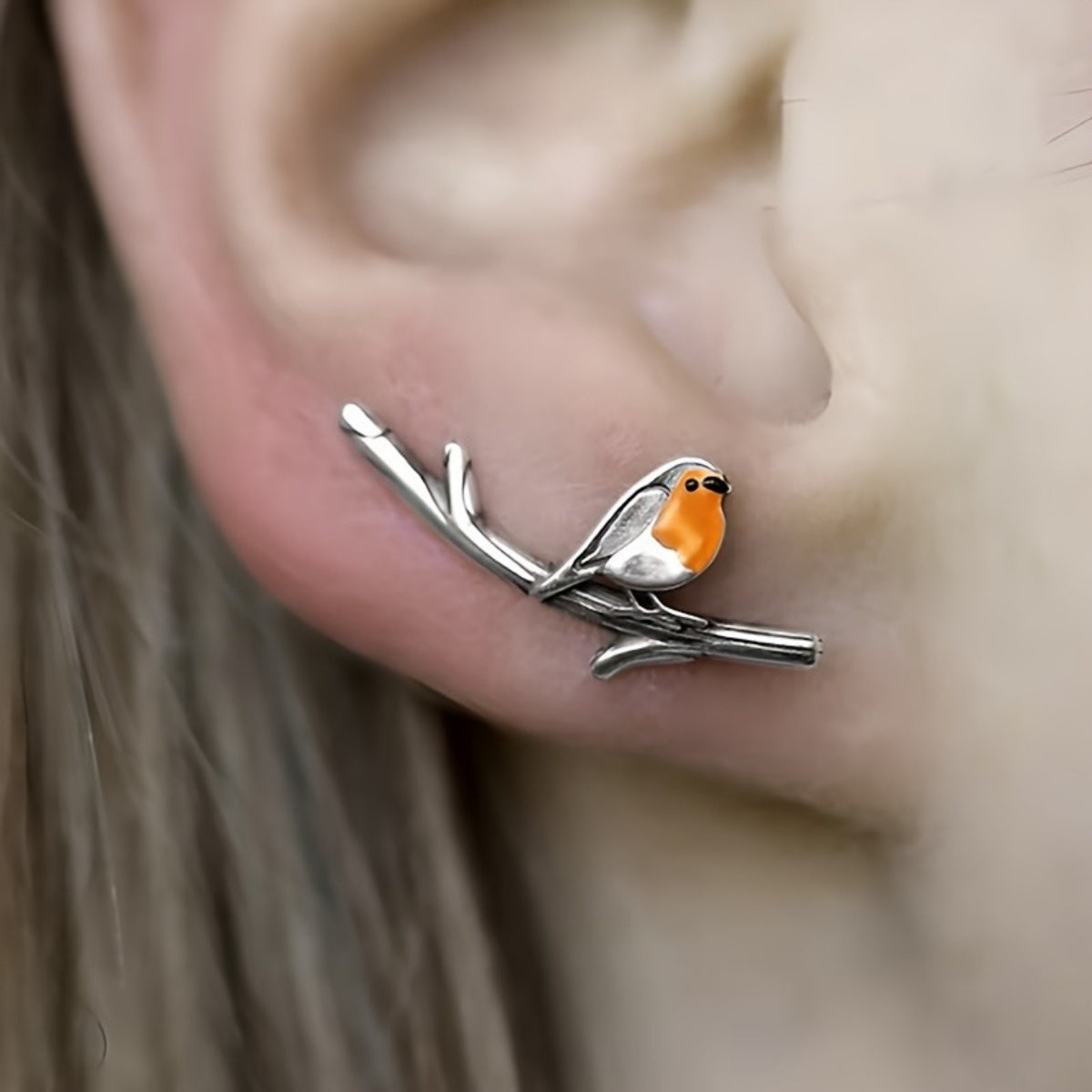 Boucles d'oreilles Oiseau Délicat
