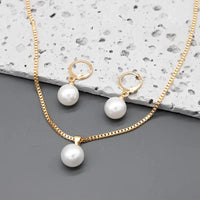 Ensemble de Bijoux Perle Dorée | Or
