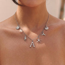 Collier Océan avec Lettre en Argent