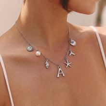 Collier Océan avec Lettre en Argent