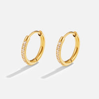 Boucles d'oreilles en anneau Éternité