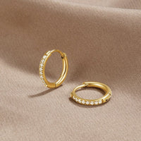 Boucles d'oreilles en anneau Éternité