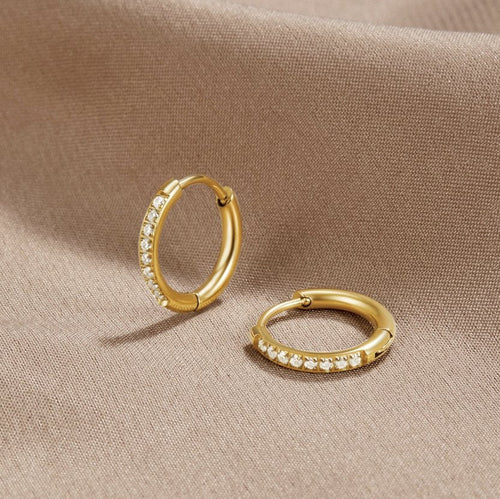 Boucles d'oreilles en anneau Éternité
