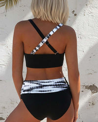 Bikini Sexy Côtelé Patchwork