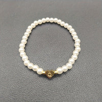 Bracelet Élégant en Cœur avec Initiale