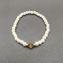 Bracelet Élégant en Cœur avec Initiale