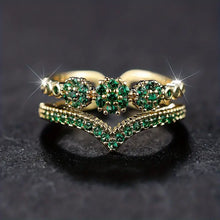Bague Couronne d'Émeraude