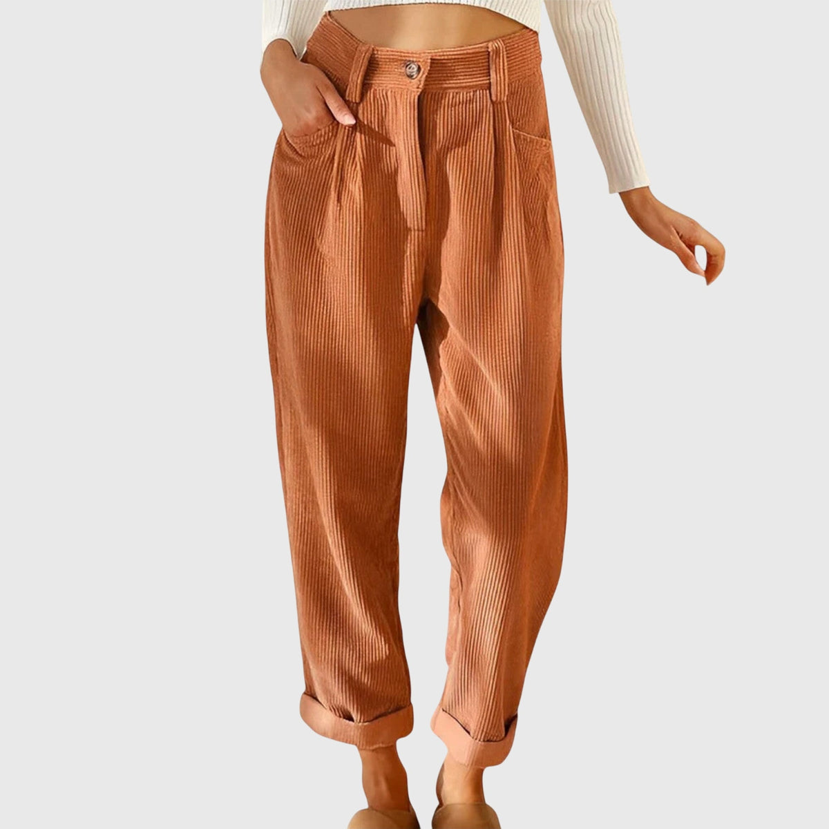 Claire | Pantalon en Corde Moderne