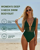 One-Piece Femmes Profond Encolure En V