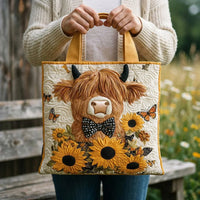 Sac Artisanal Vache et Tournesols – Idée Cadeau