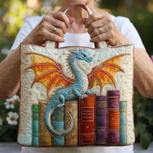Sac matelassé dragon gardien des livres – Pour les Amants des Livres