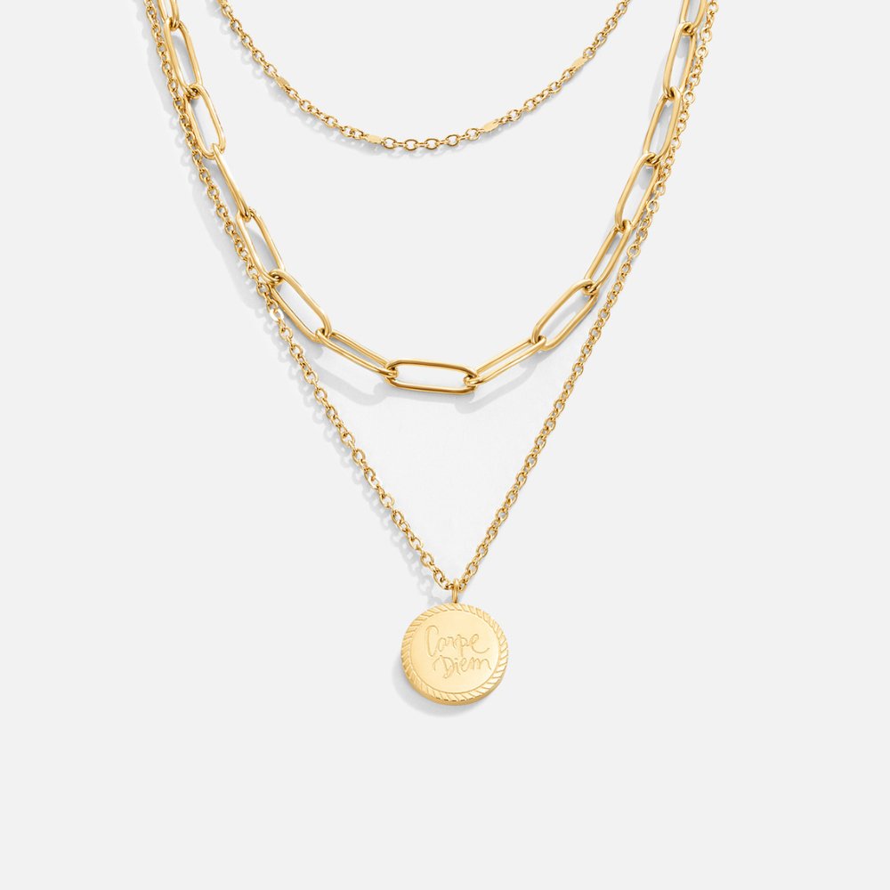 Collier à plusieurs couches avec des pièces Janie