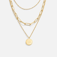 Collier à plusieurs couches avec des pièces Janie