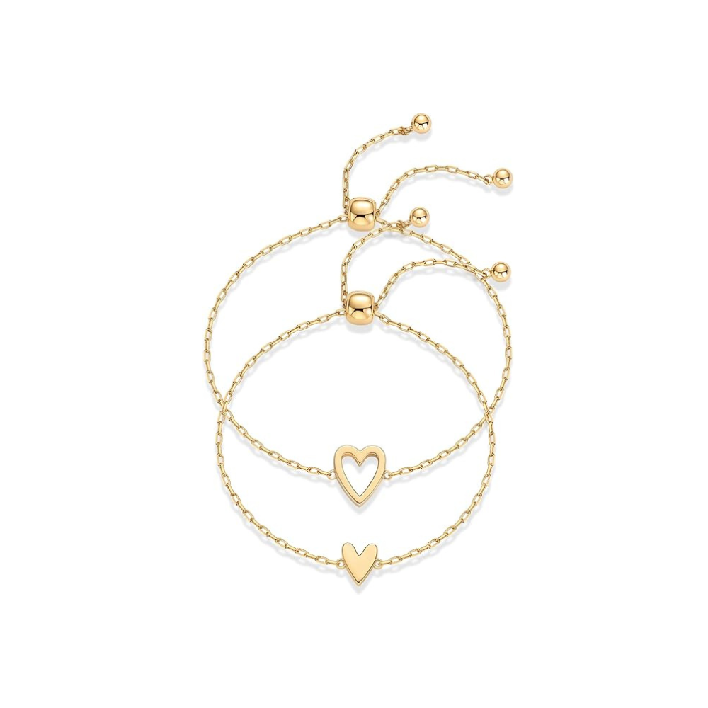 Bracelet Cœur Rayonnant | Or