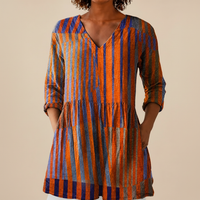 Elowen - Blouse longue imprimée