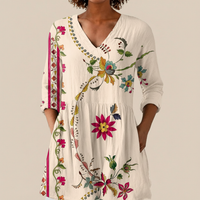 Aria - Blouse longue imprimée
