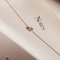 Bracelet Cléa Pierre Moissanite | Or