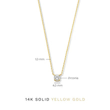 Collier Cléa Pierre Moissanite | Or