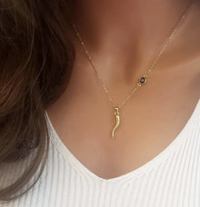 Collier Ojo et Cornicello
