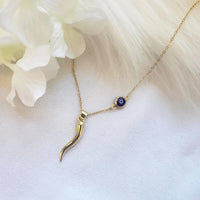 Collier Ojo et Cornicello