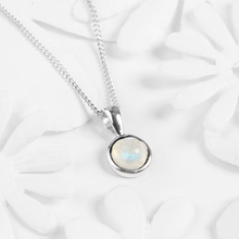 Collier en pierre de lune en argent
