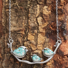 Collier Vintage Birdie Argent
