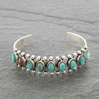 Bracelet vintage avec pierres turquoises
