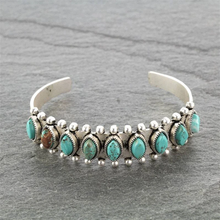 Bracelet vintage avec pierres turquoises