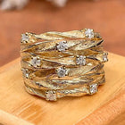 Bague vintage dorée