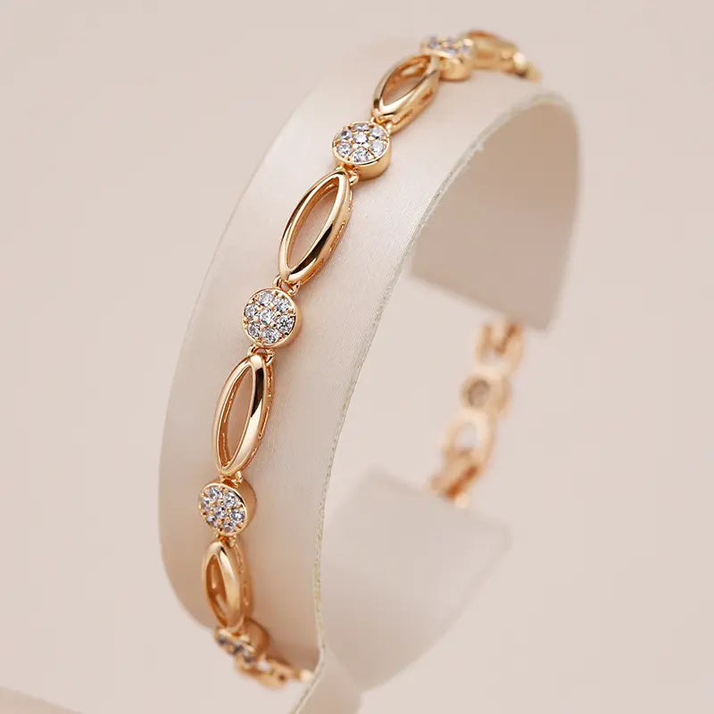 Bracelet élégant plaqué or