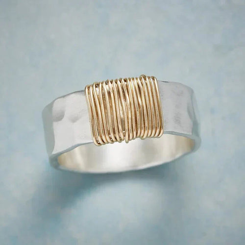 Bague Vintage Or et Argent
